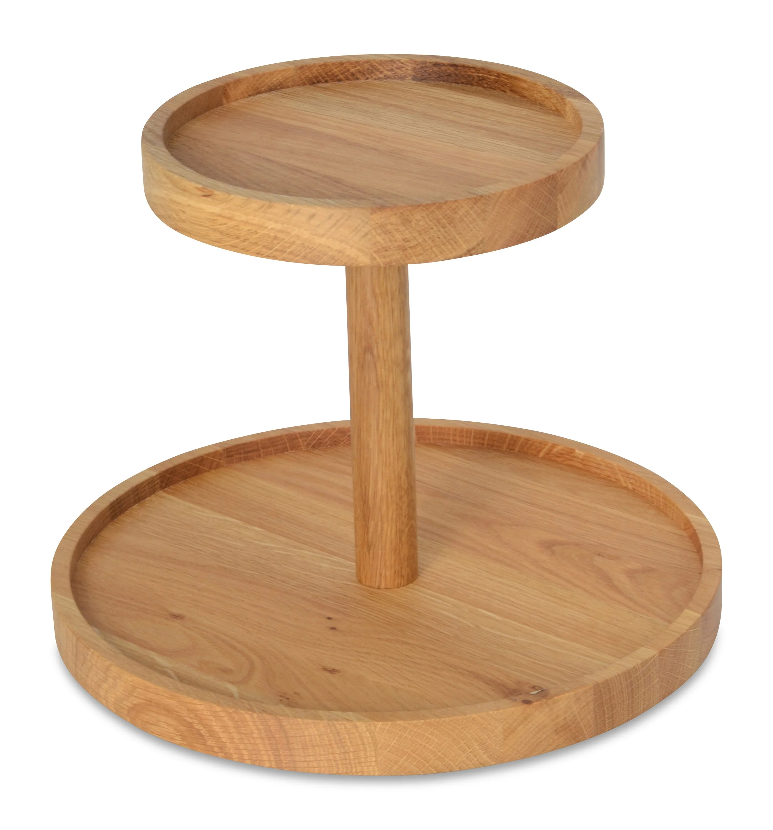 DELIGHT 2-stöckige Etagere aus natürlichem Eichenholz - Image 13