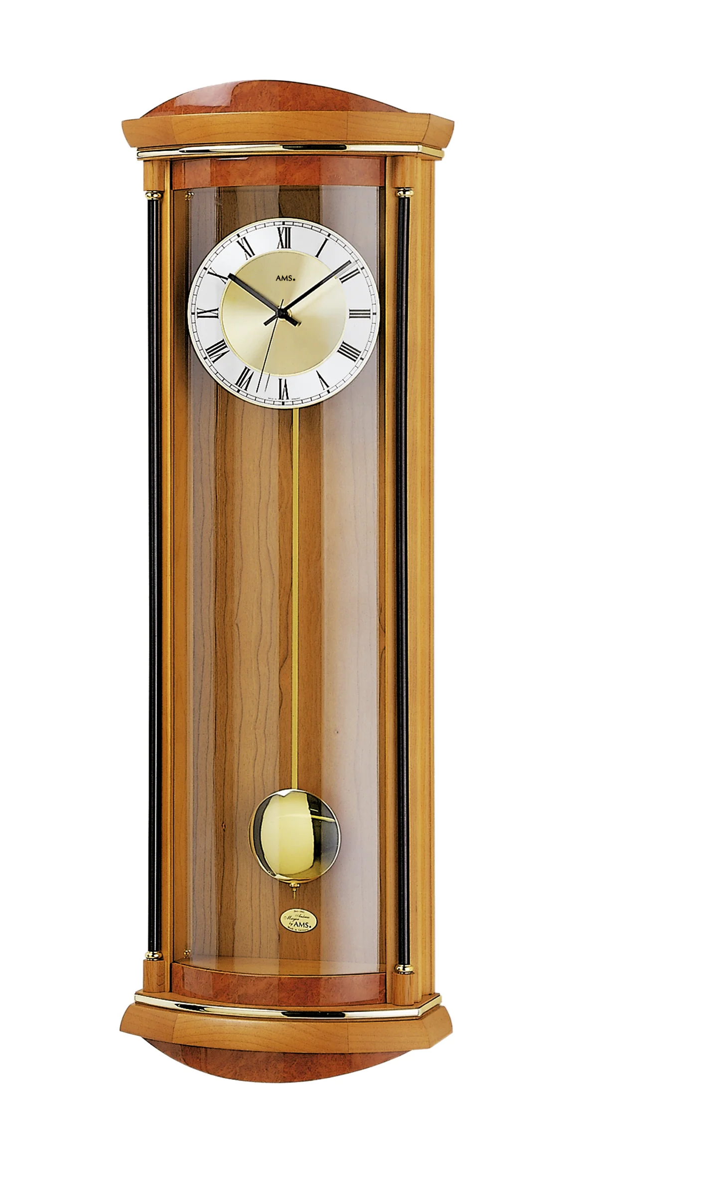 AMS Elegante Funkpendeluhr Holz 5080/9 5080/1 5080/16 - Image 3