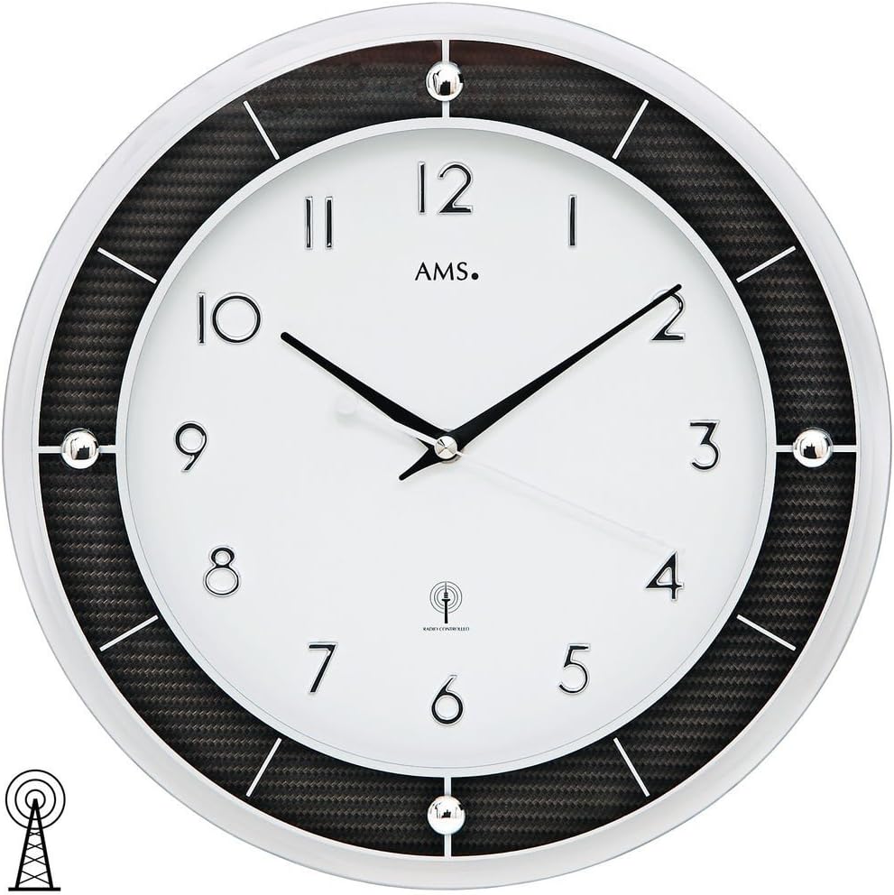 AMS Funk Wanduhr 5854