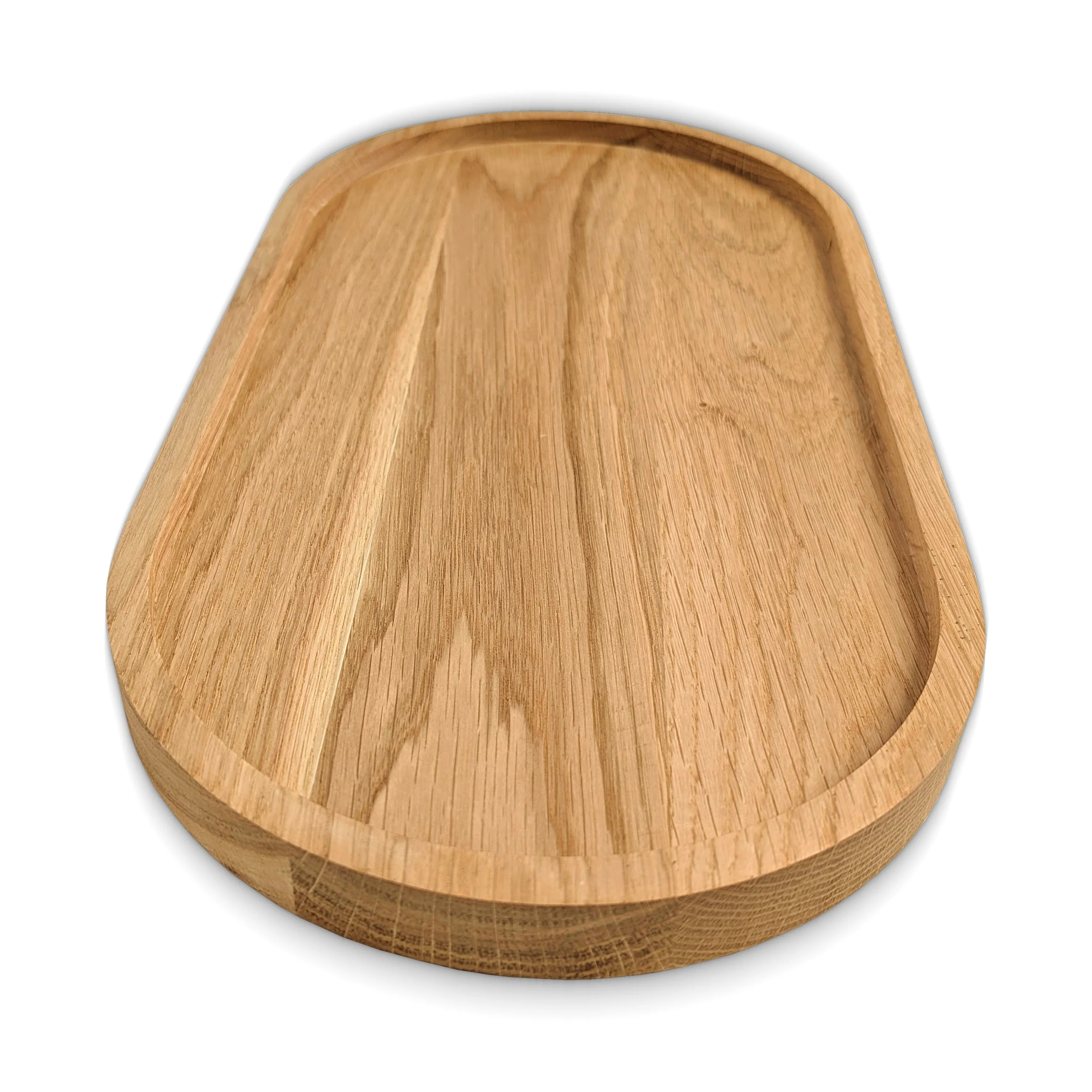BAGUETTE Holzteller Servierplatte Tablett aus massivem Eichenholz 42 x 22 x 3 cm - Image 4