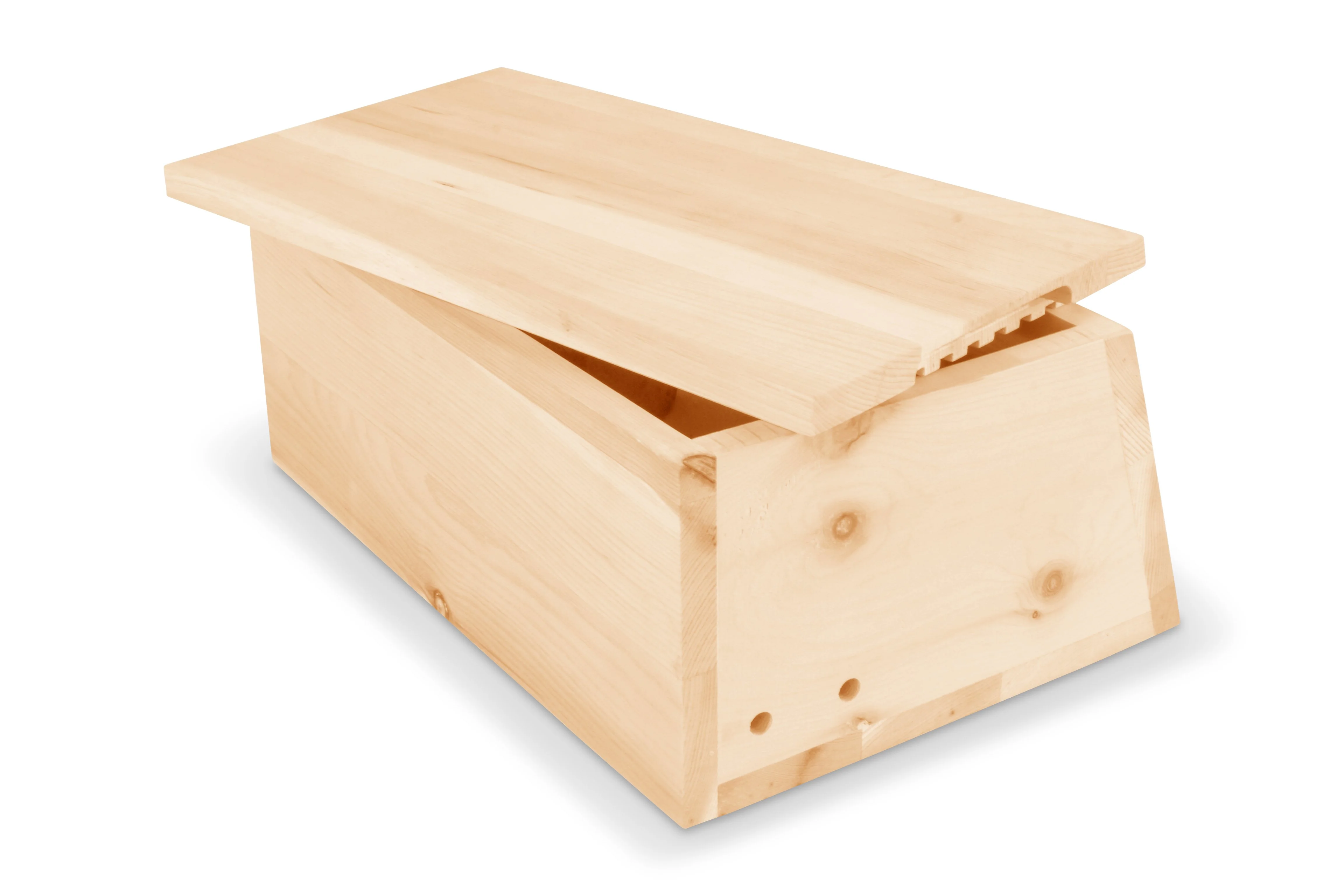 Brotkasten Brotbox - Brex - aus massivem Holz mit integriertem Schneidebrett - Image 3