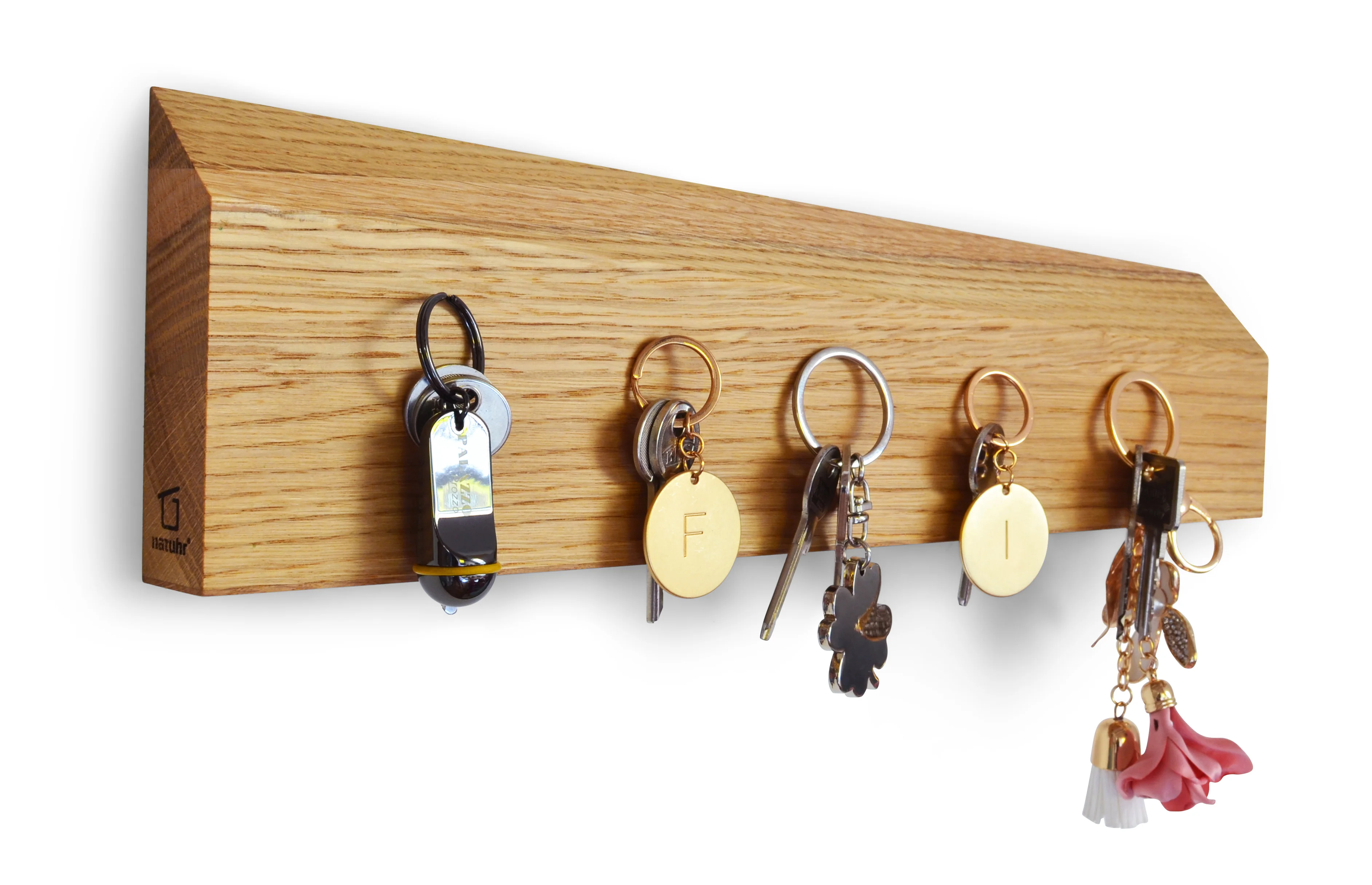 Magnetische Design Messerleiste oder Wand-Organizer PETE aus Eichenholz von Natuhr - Image 6