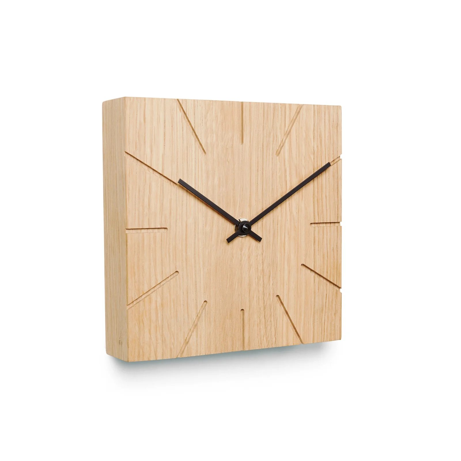 Minimalistische Tisch- und Wanduhr aus massivem Holz - Beam - Natuhr® - Image 11