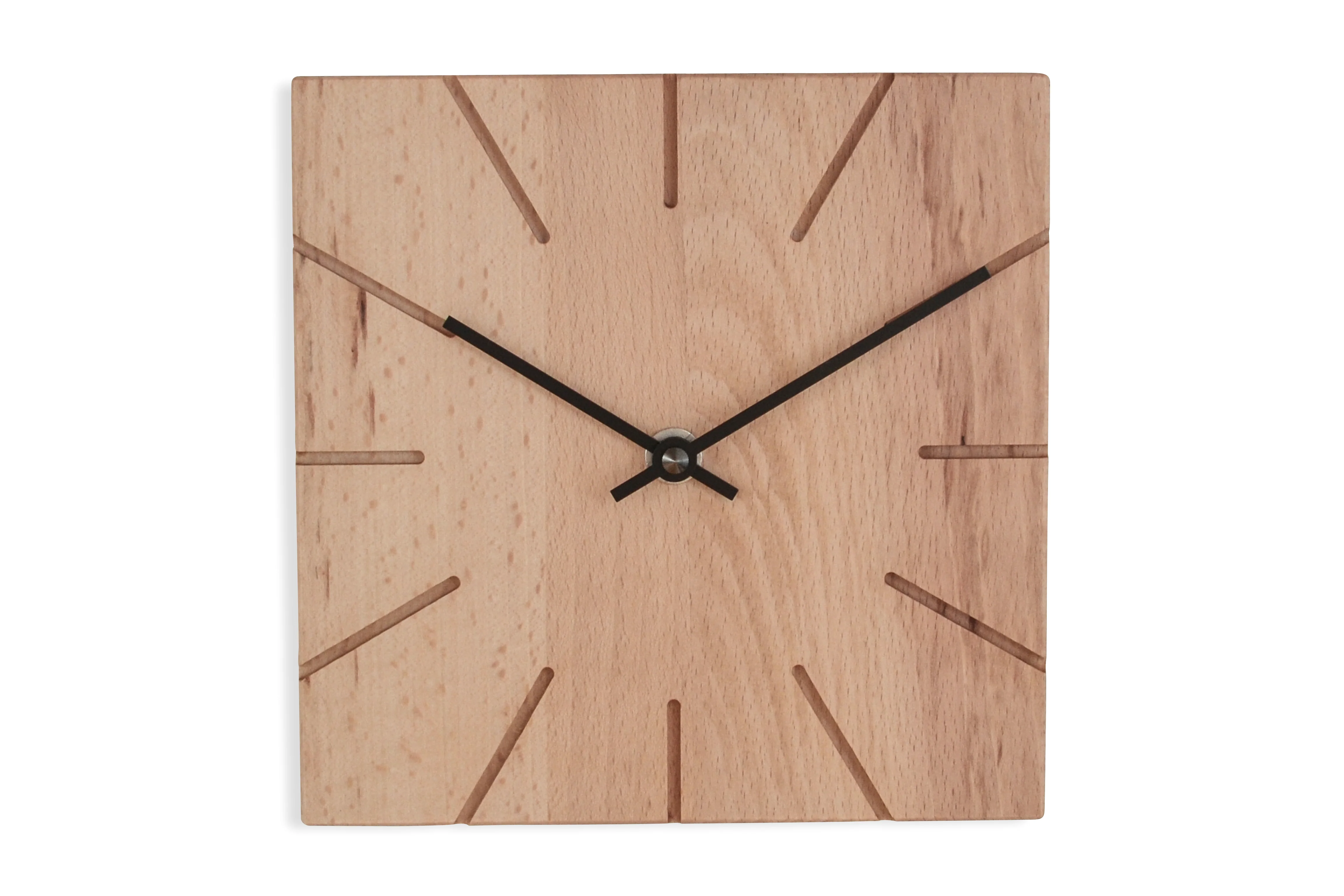 Minimalistische Tisch- und Wanduhr aus massivem Holz - Beam - Natuhr® - Image 17