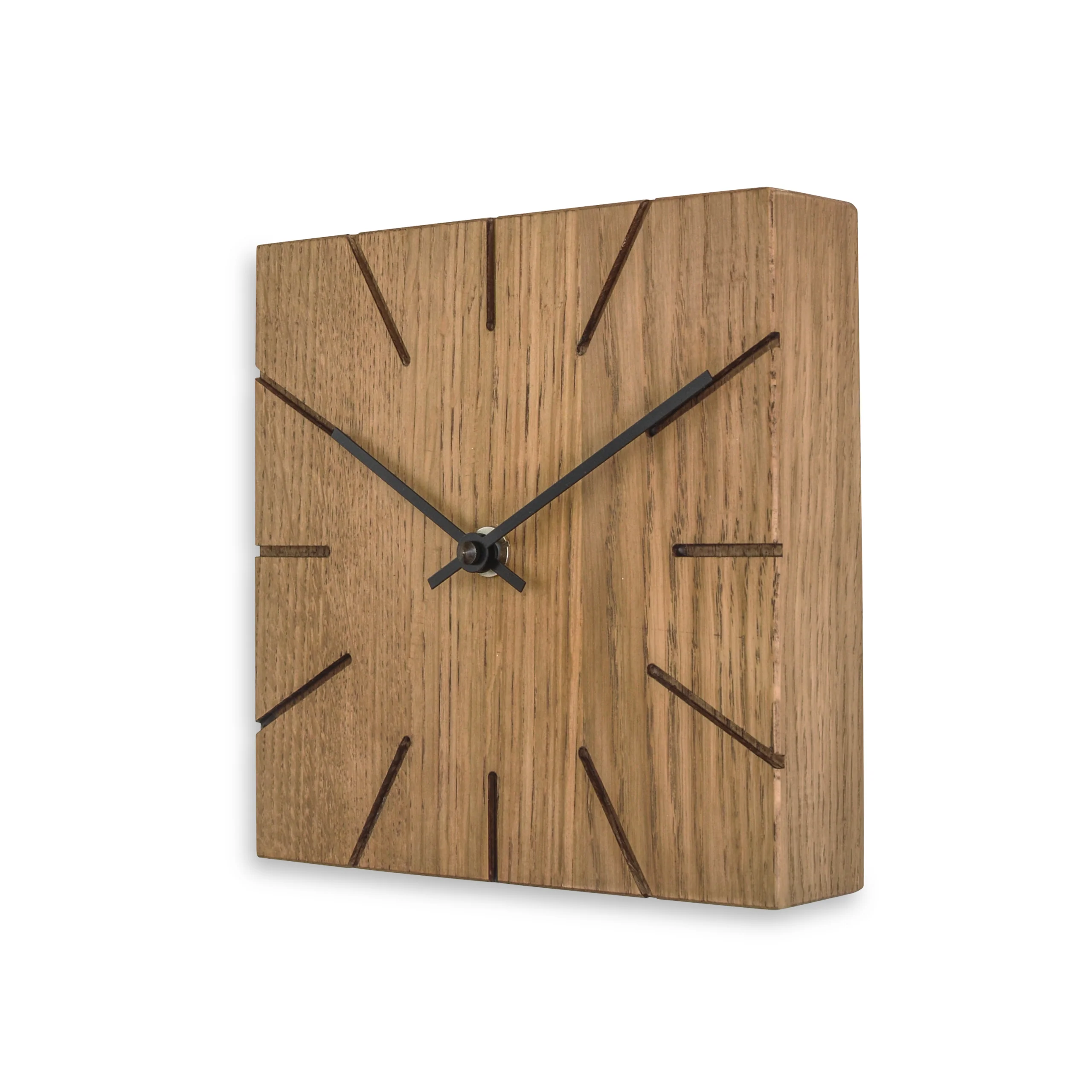 Minimalistische Tisch- und Wanduhr aus massivem Holz - Beam - Natuhr® - Image 20