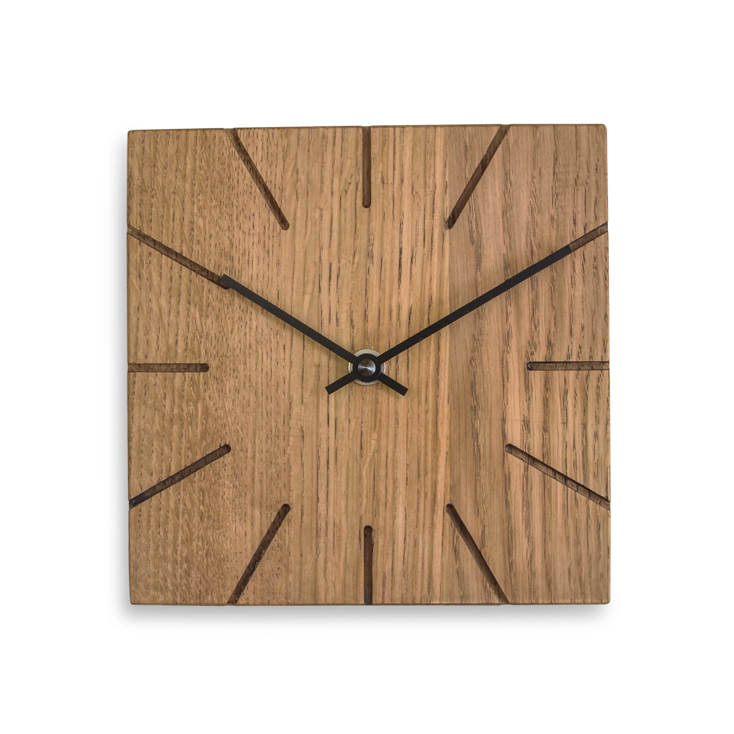Minimalistische Tisch- und Wanduhr aus massivem Holz - Beam - Natuhr® - Image 21