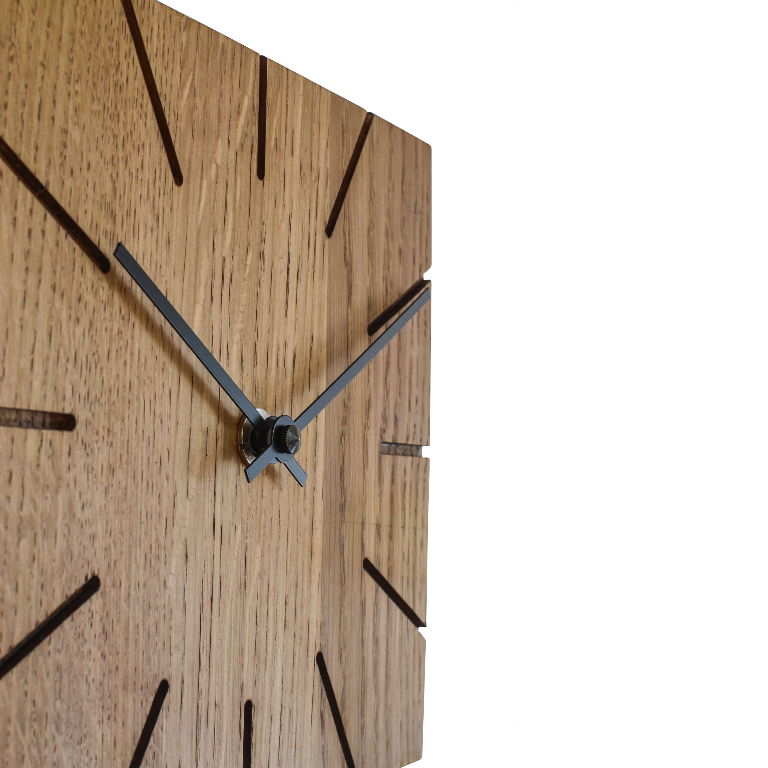 Minimalistische Tisch- und Wanduhr aus massivem Holz - Beam - Natuhr® - Image 23