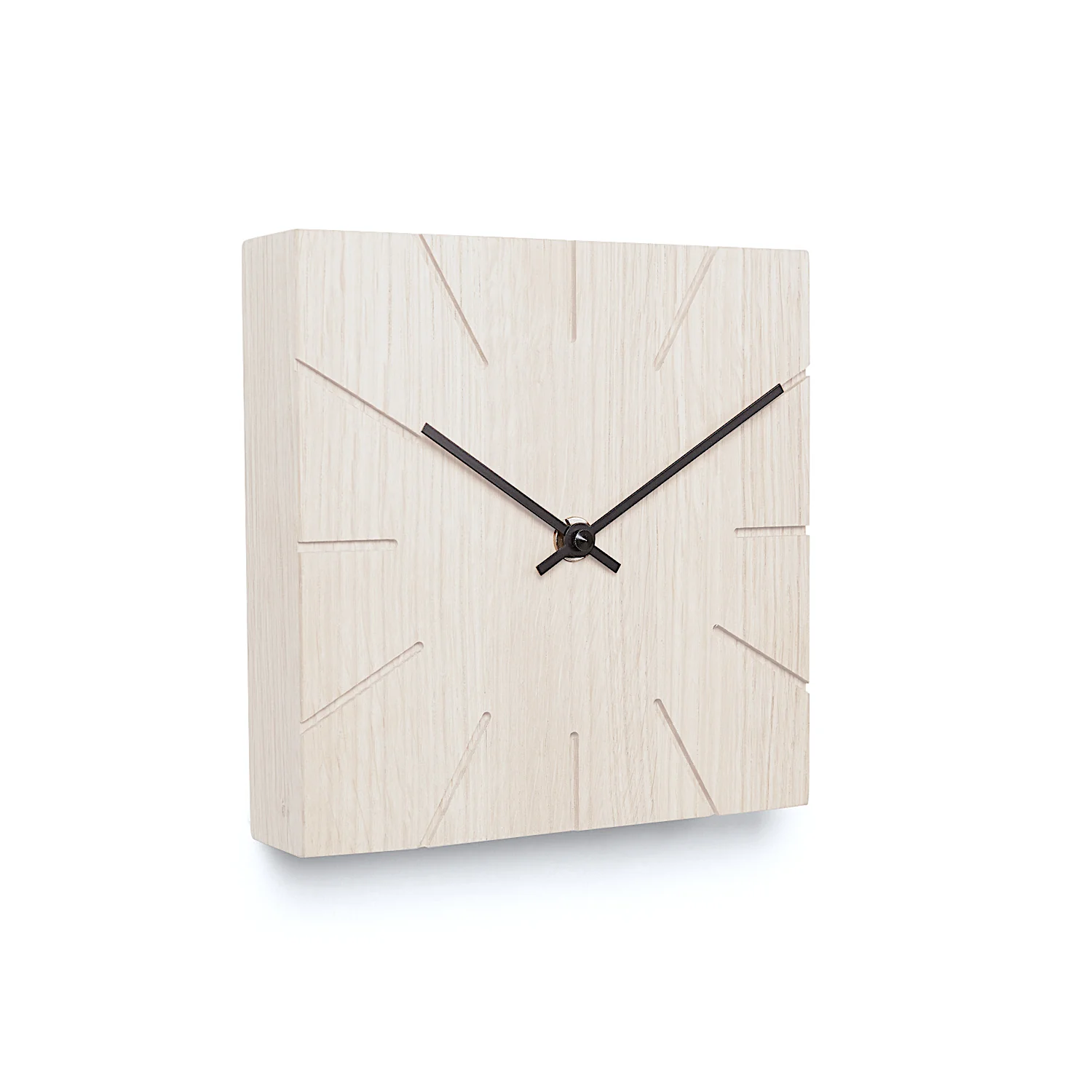 Minimalistische Tisch- und Wanduhr aus massivem Holz - Beam - Natuhr® - Image 24