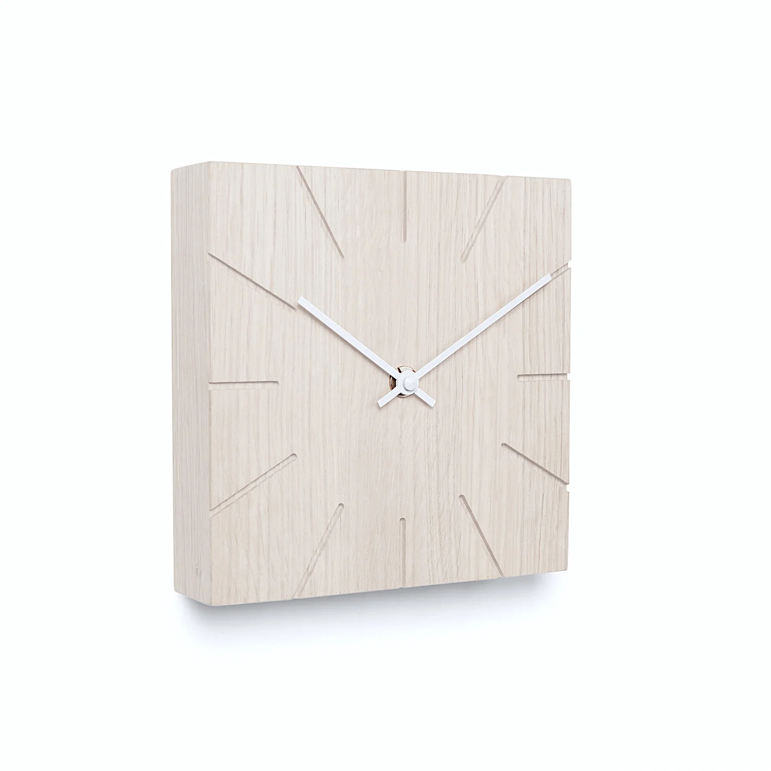 Minimalistische Tisch- und Wanduhr aus massivem Holz - Beam - Natuhr® - Image 27