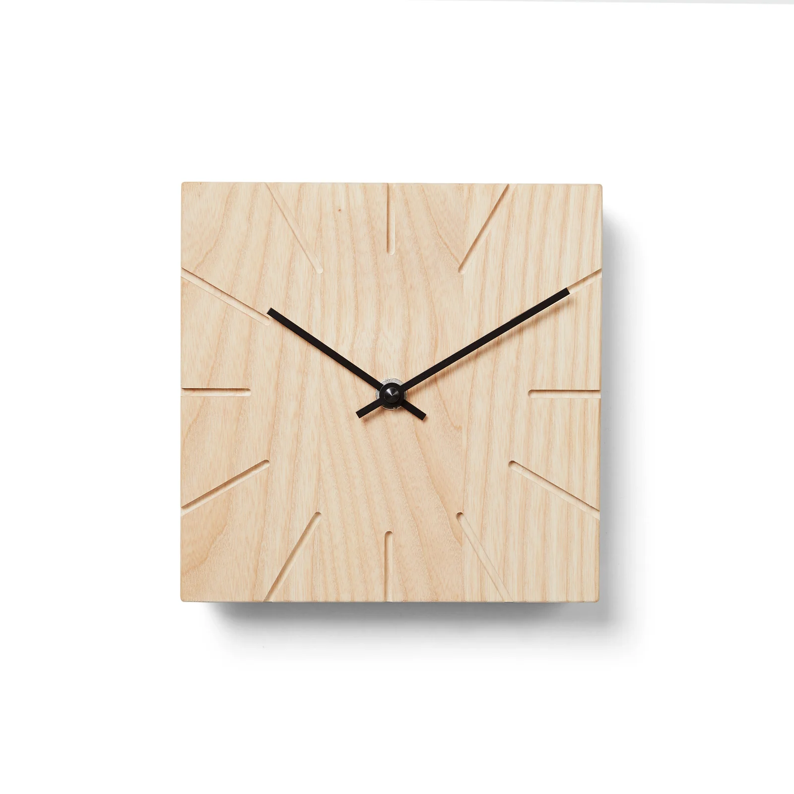 Minimalistische Tisch- und Wanduhr aus massivem Holz - Beam - Natuhr® - Image 4