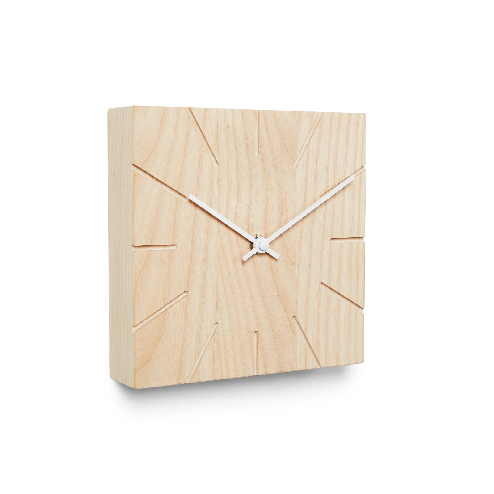 Minimalistische Tisch- und Wanduhr aus massivem Holz - Beam - Natuhr® - Image 8