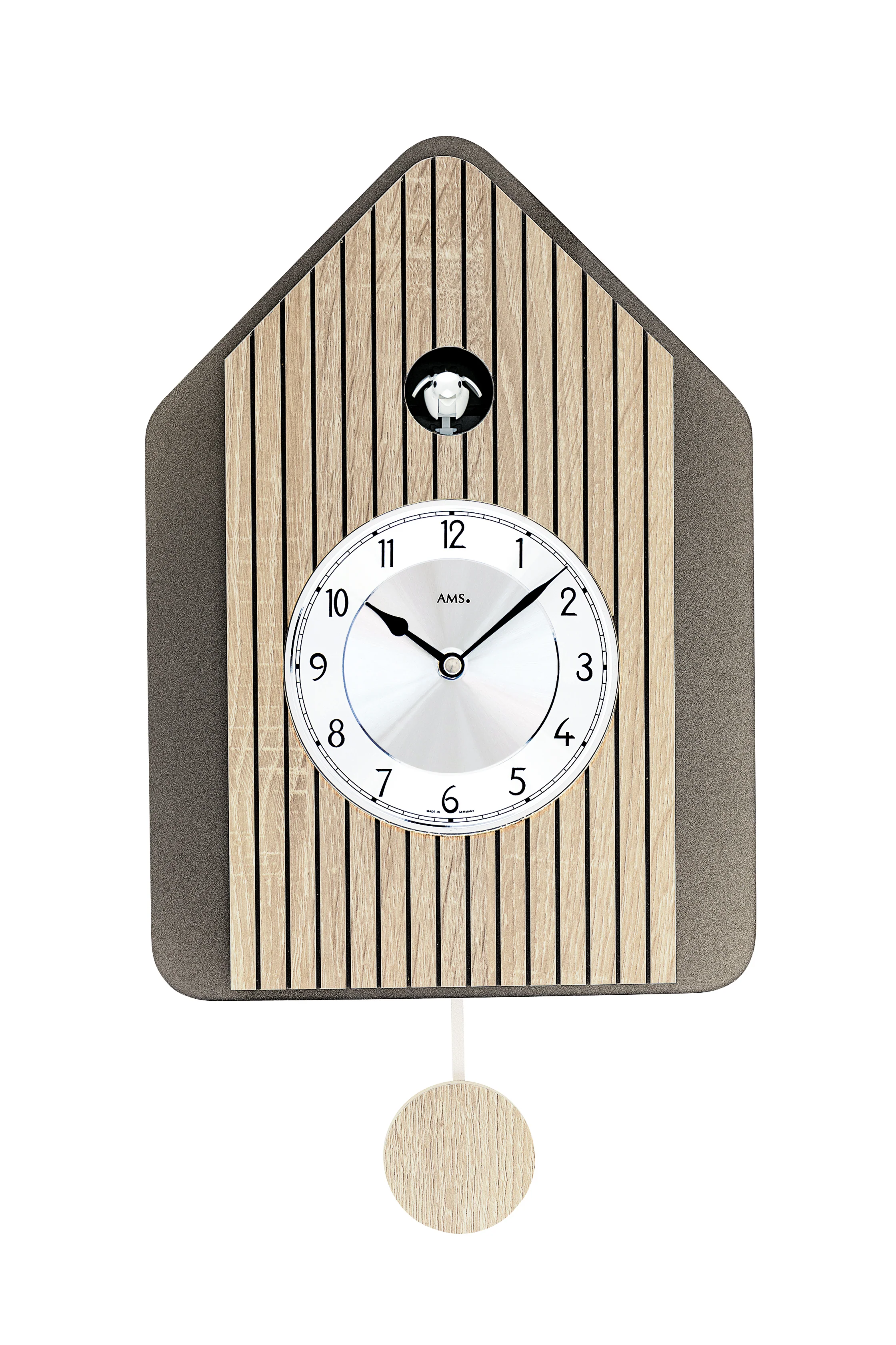 moderne Pendeluhr AMS 7495 7496 7497 7498 7499 Quarz