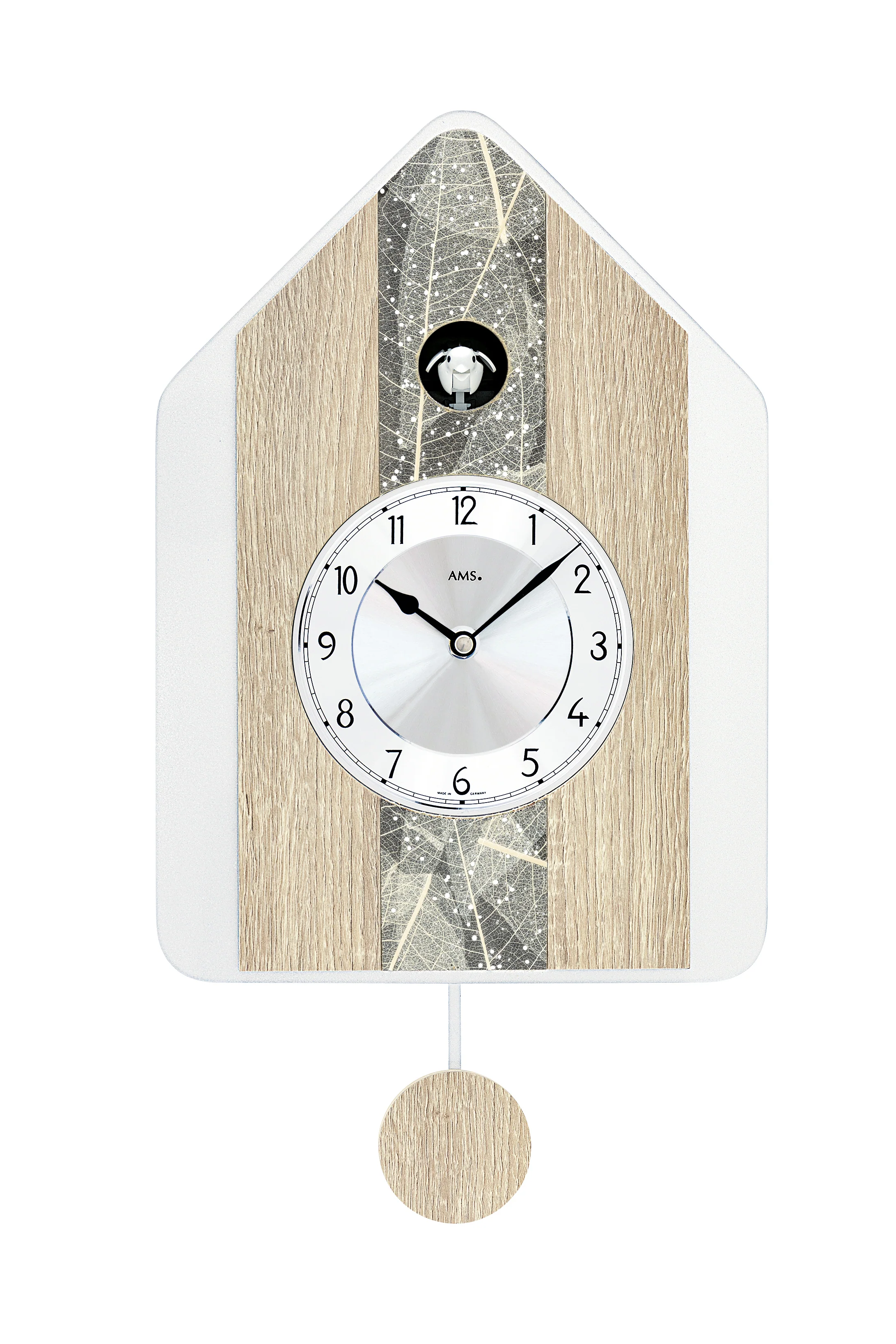 moderne Pendeluhr AMS 7495 7496 7497 7498 7499 Quarz - Image 2