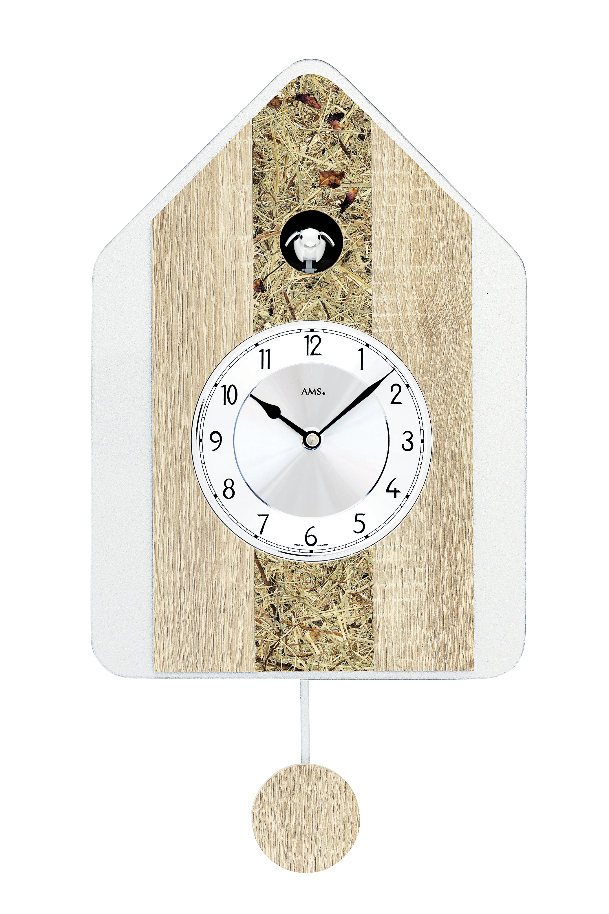 moderne Pendeluhr AMS 7495 7496 7497 7498 7499 Quarz - Image 3