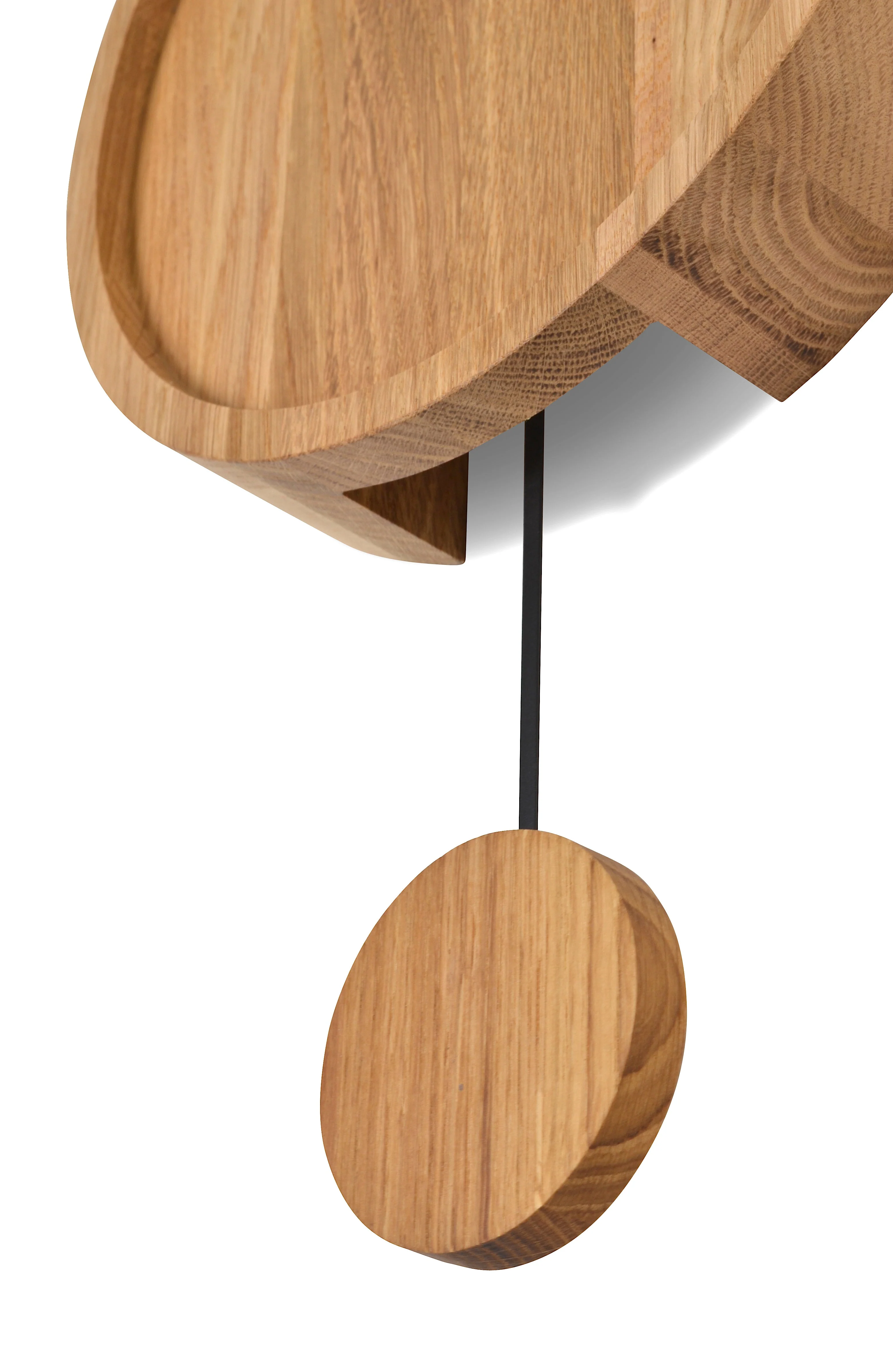 Moderne Pendeluhr Swing Eiche - Image 3