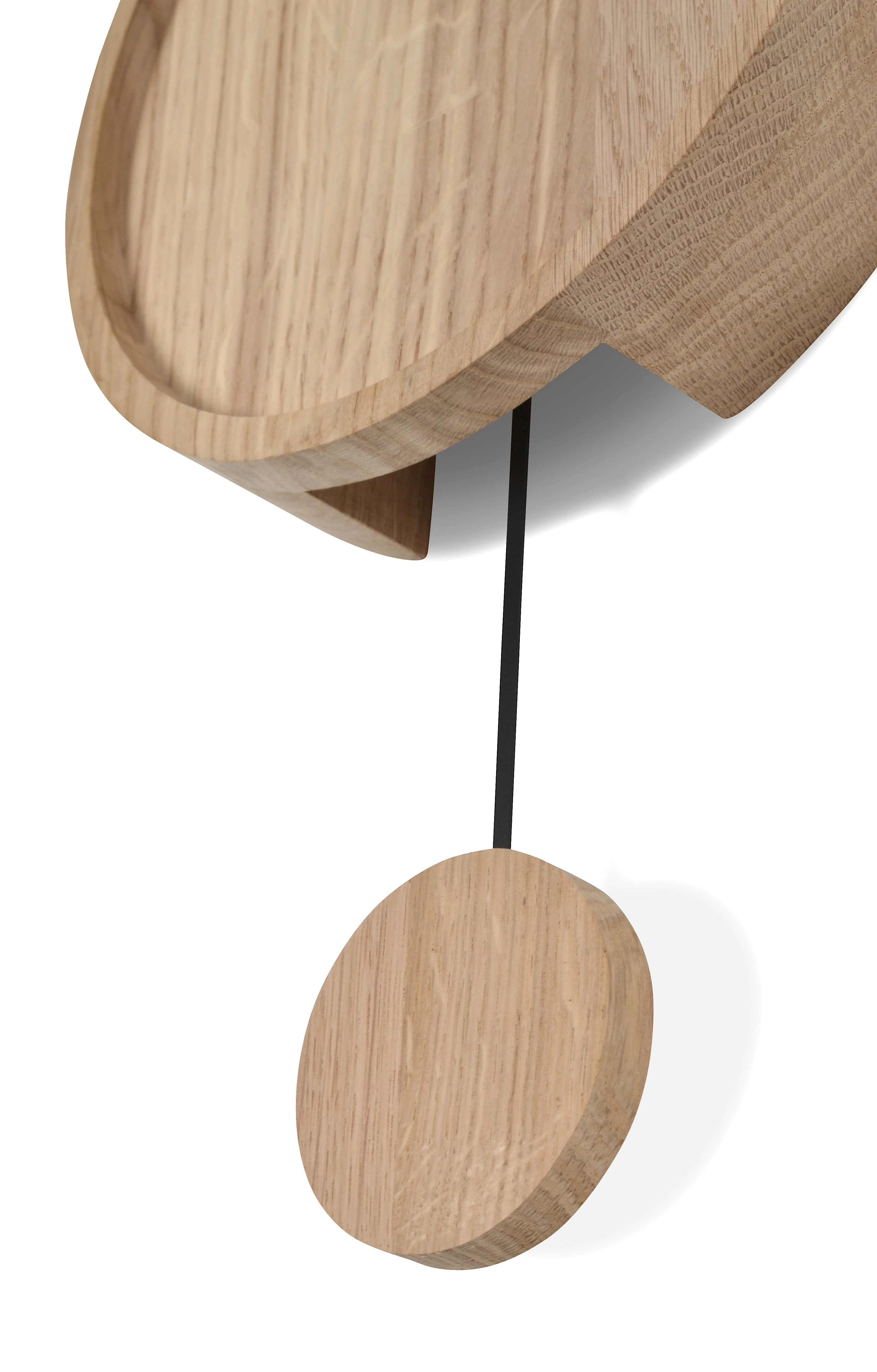 Moderne Pendeluhr Swing Eiche - Image 6