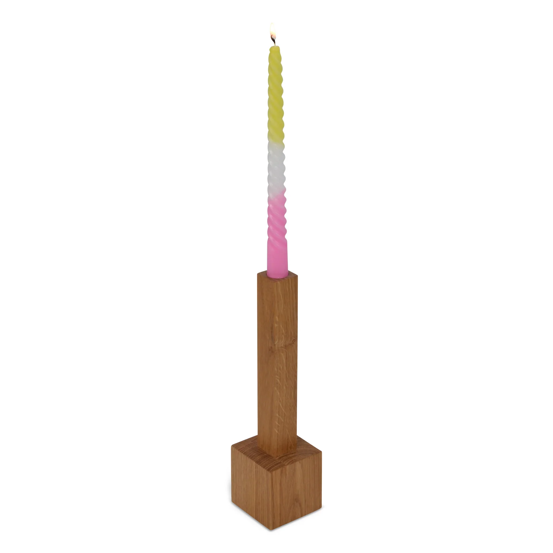 Natuhr Kerzenhalter Block - großer Holz Kerzenständer Eiche geölt für Stabkerzen Tisch Holzdeko Tischdeko Geschenk Hochzeitstag Vintage rustikal skandinavisches Design Kerzen - Image 14
