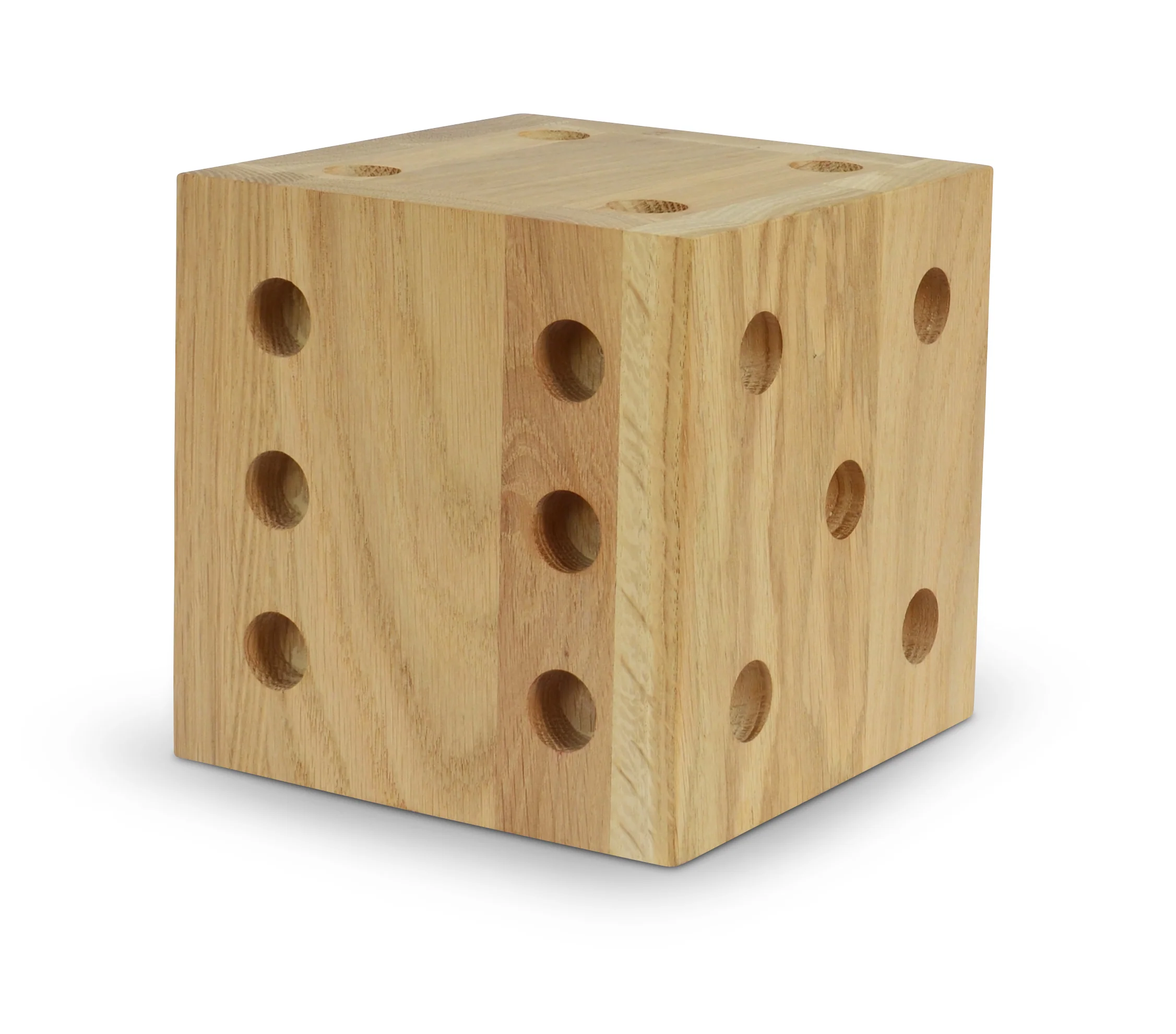 Natuhr Kerzenhalter Kerzenständer Holz - Dice - Würfel aus Eiche Kerzenleuchter - Image 7