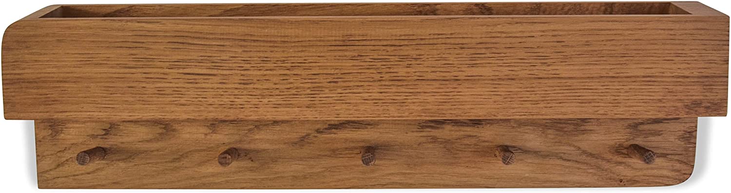 Garderobe & Ablage aus massiver Eiche – Porter - Natuhr® - Image 15