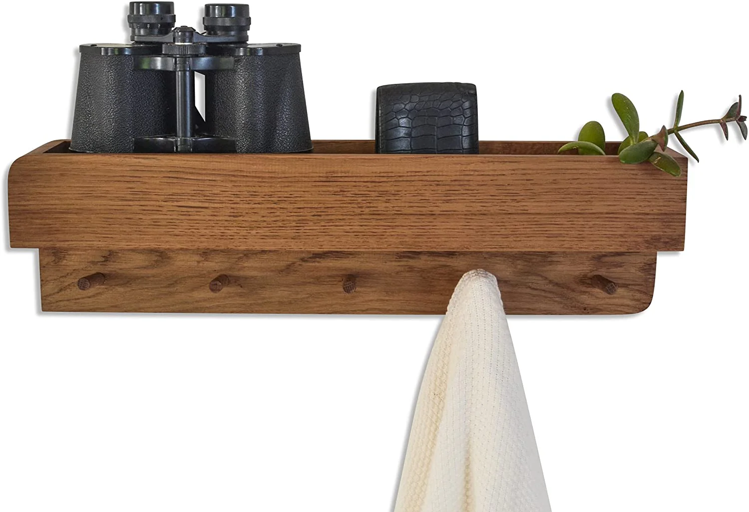 Garderobe & Ablage aus massiver Eiche – Porter - Natuhr® - Image 16