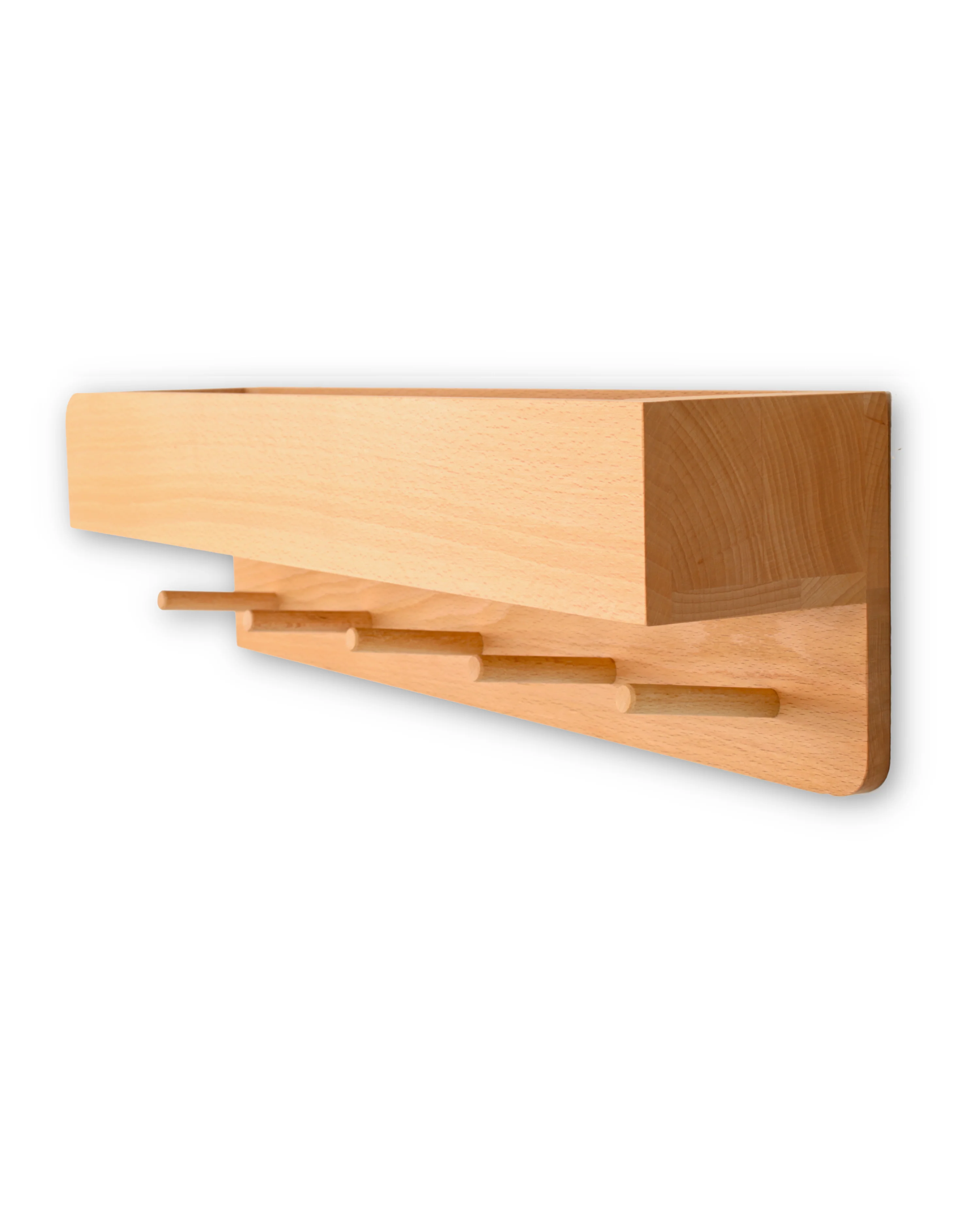 Garderobe & Ablage aus massiver Eiche – Porter - Natuhr® - Image 3