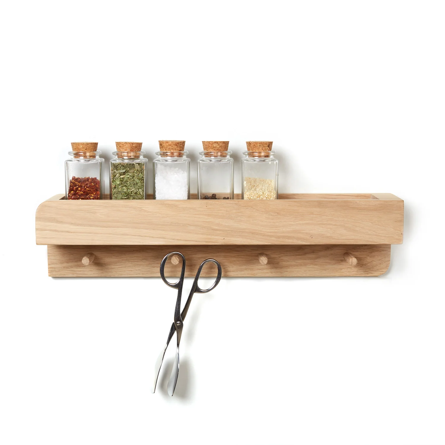 Garderobe & Ablage aus massiver Eiche – Porter - Natuhr® - Image 8