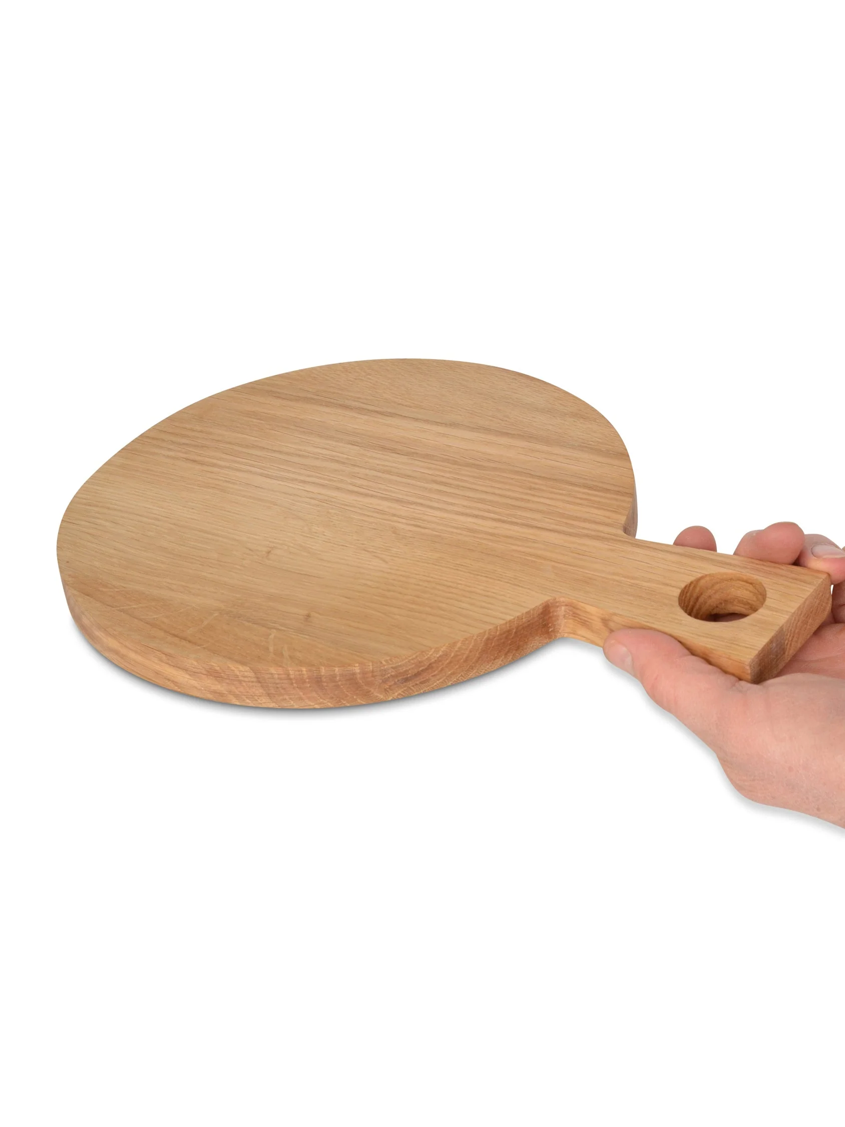 Schneidbrett-Set PING PONG Eiche massiv mit Aufhängung - Image 4