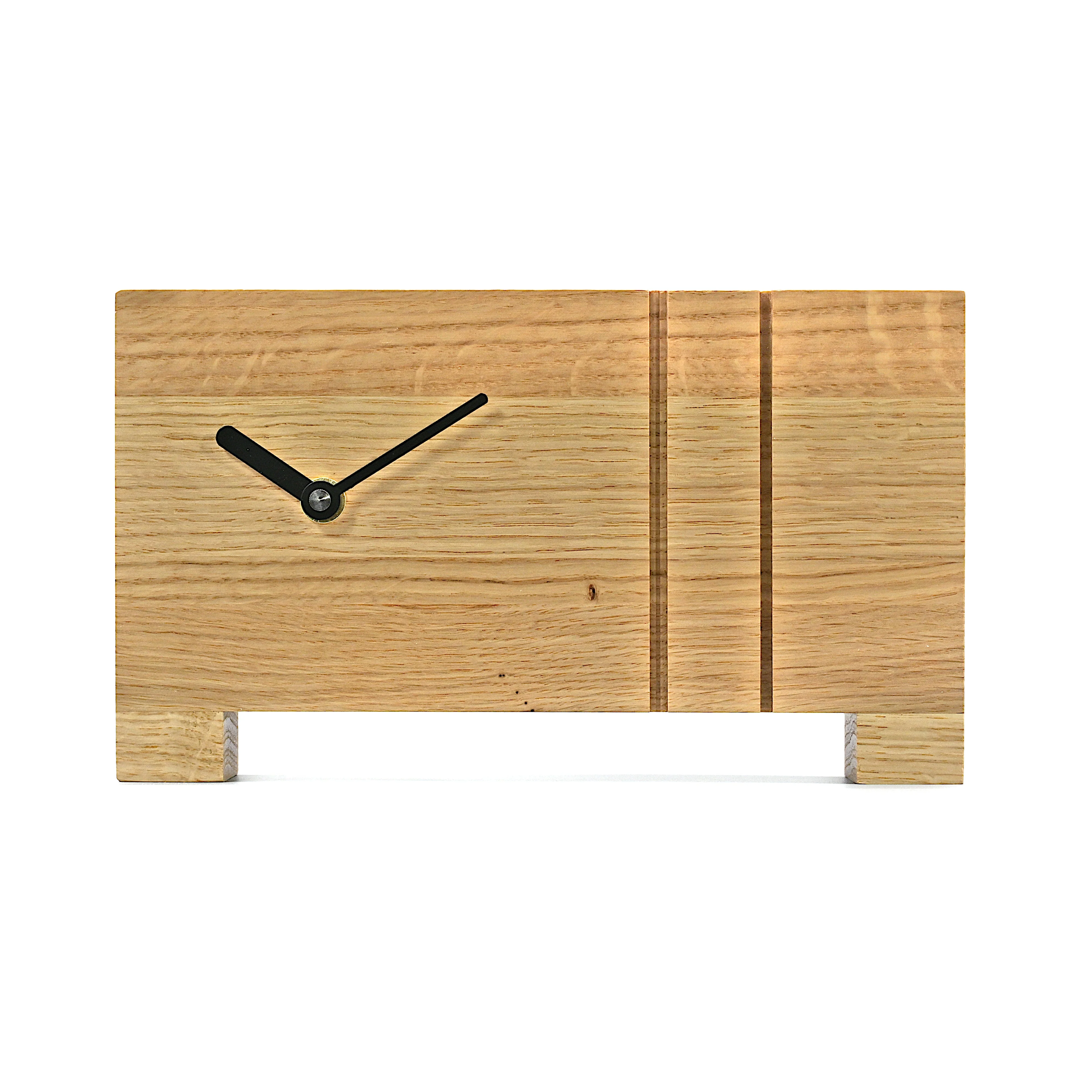 Tischuhr Dock - Stiftehalter Smartphonehalter Eiche geölt massiv - - Image 4