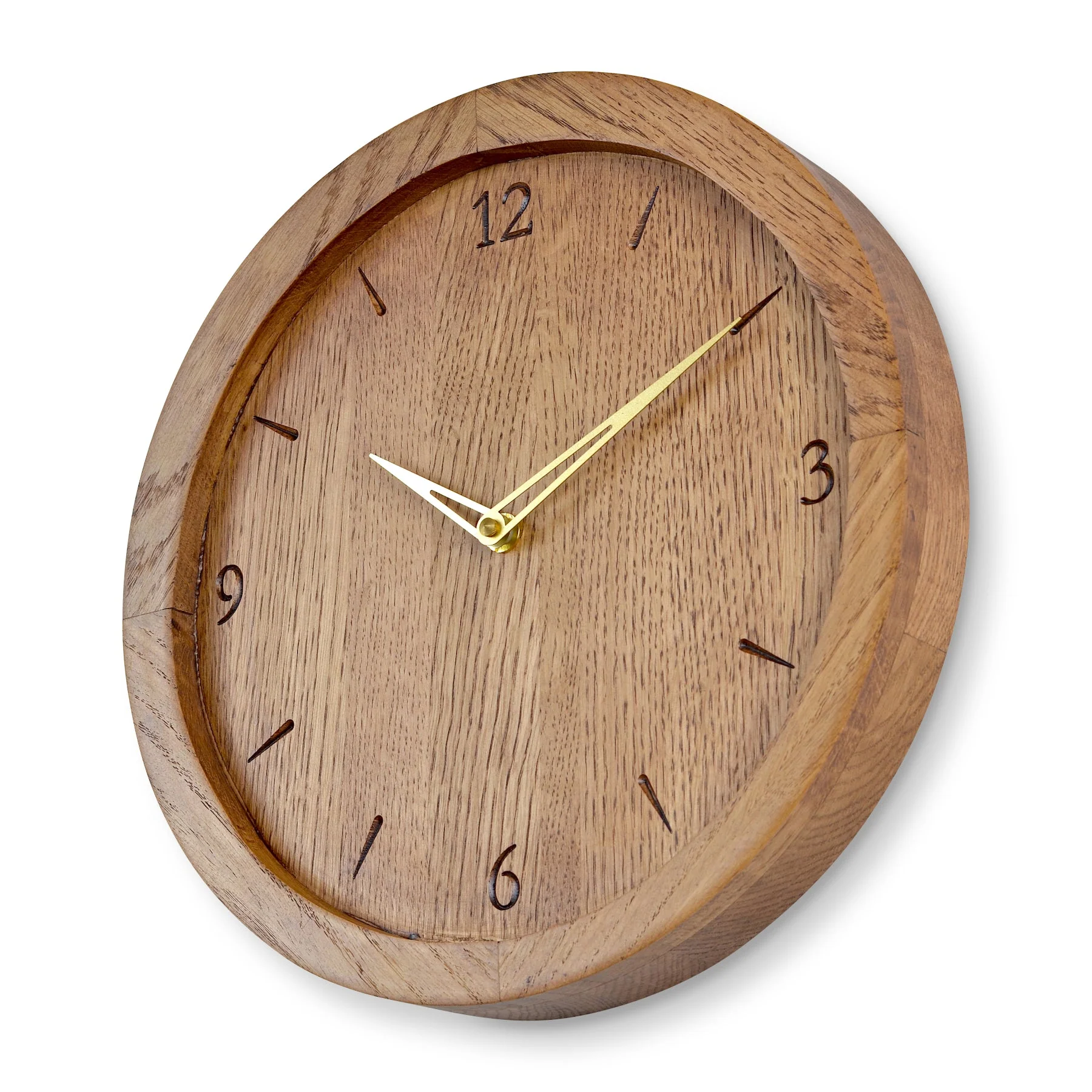 Wanduhr Bold Classic Natuhr aus massivem Holz - Image 13