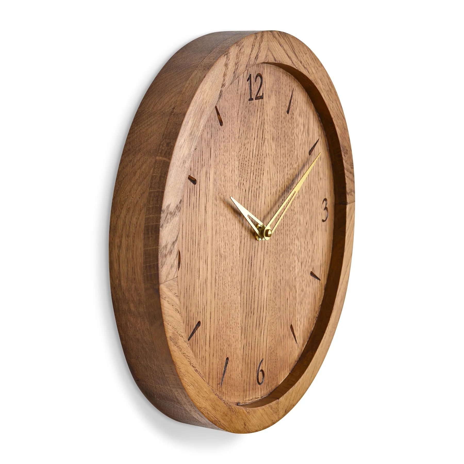 Wanduhr Bold Classic Natuhr aus massivem Holz - Image 16