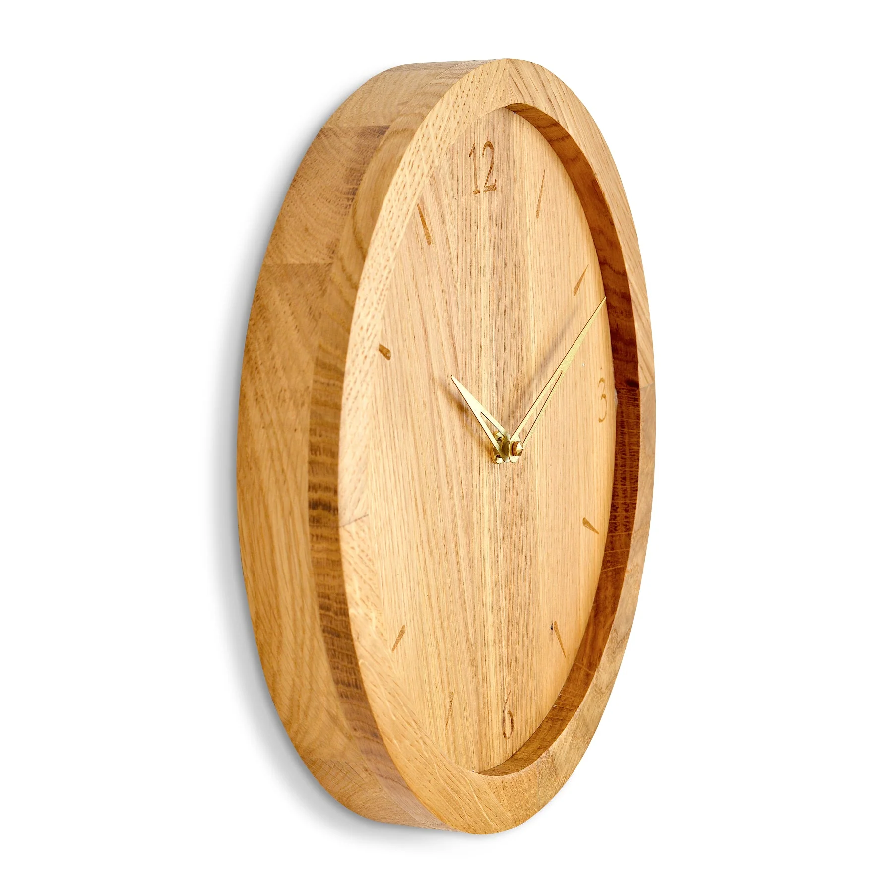 Wanduhr Bold Classic Natuhr aus massivem Holz - Image 5