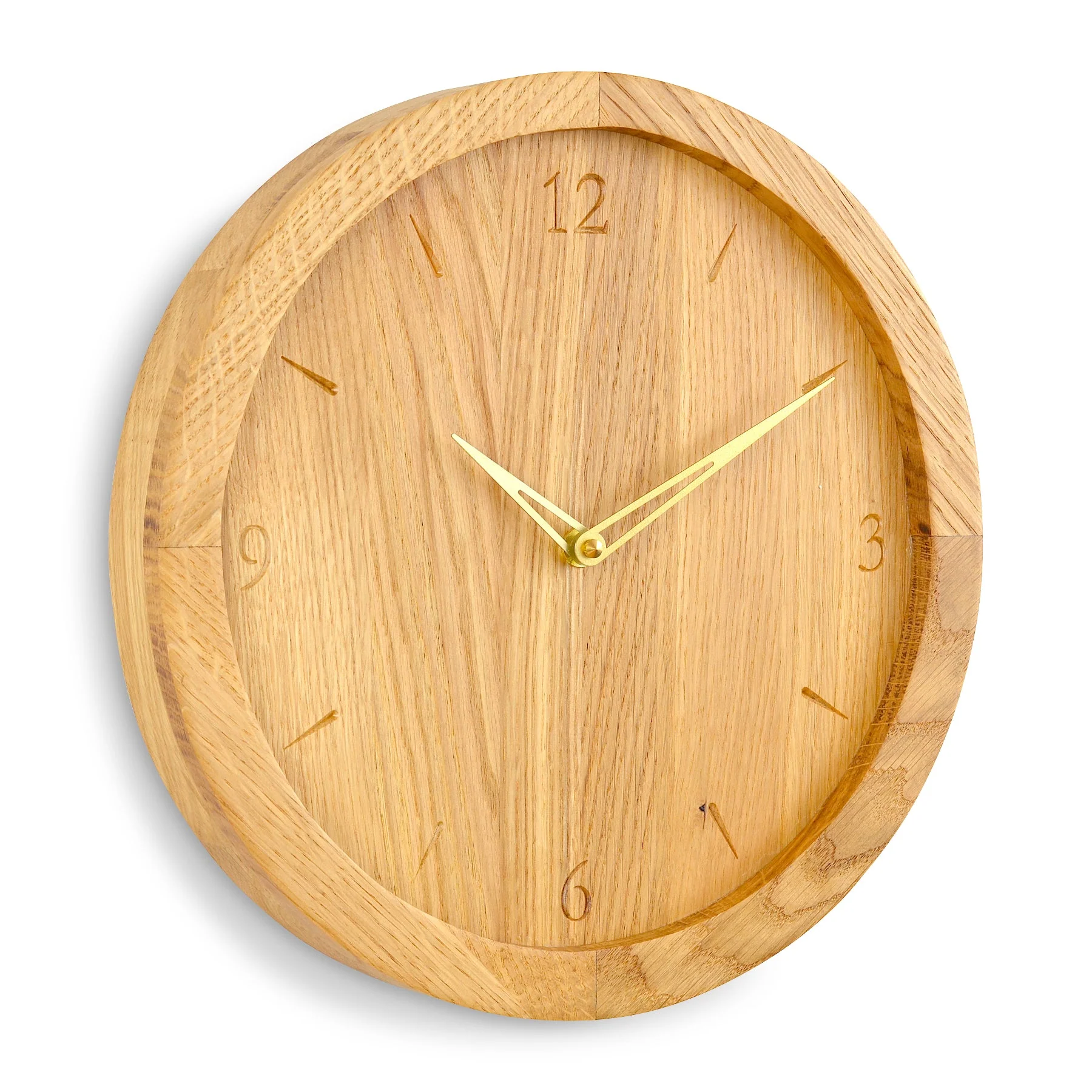 Wanduhr Bold Classic Natuhr aus massivem Holz - Image 7