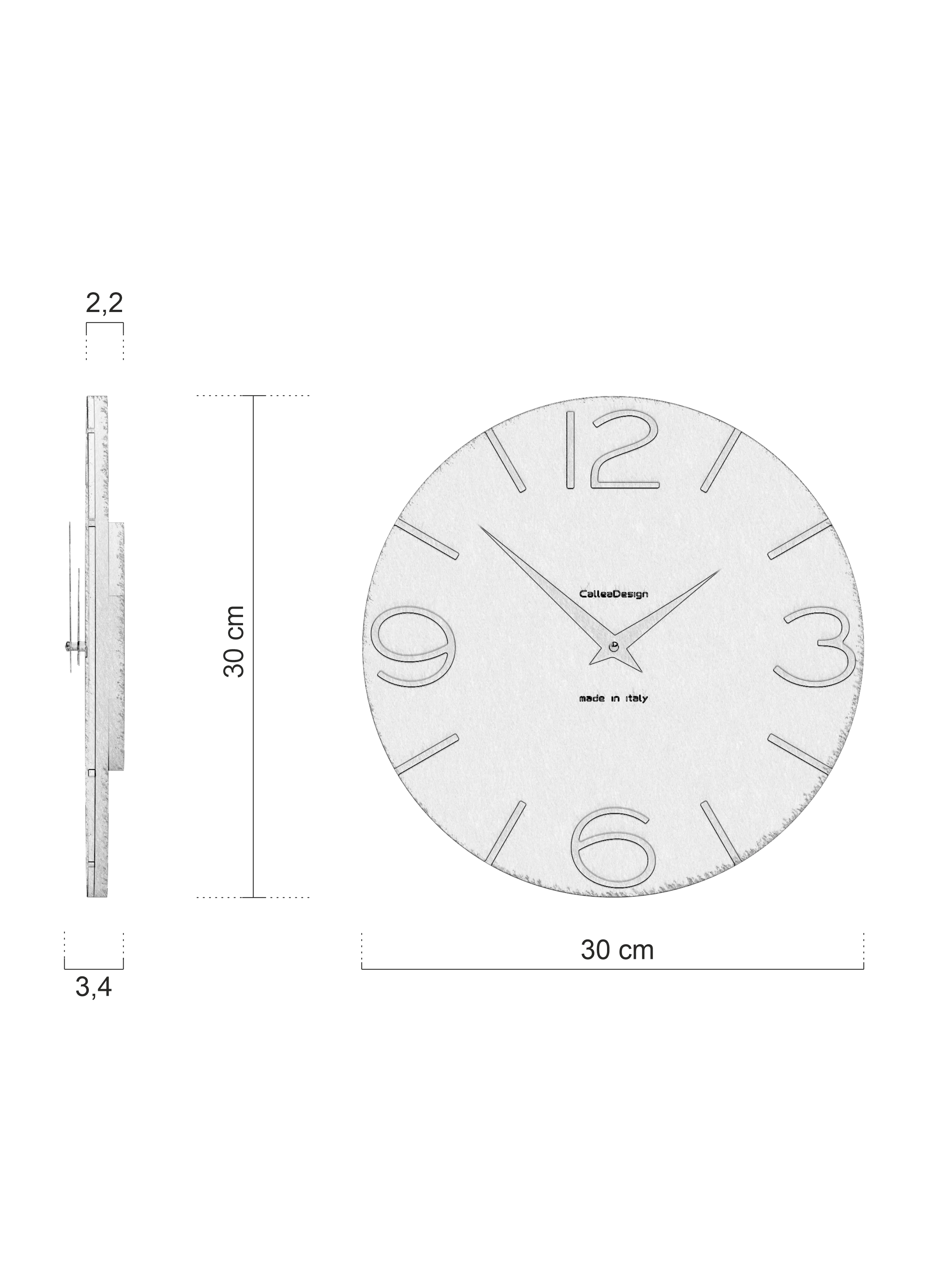 Wanduhr Smile Callea Design Italy - Image 37