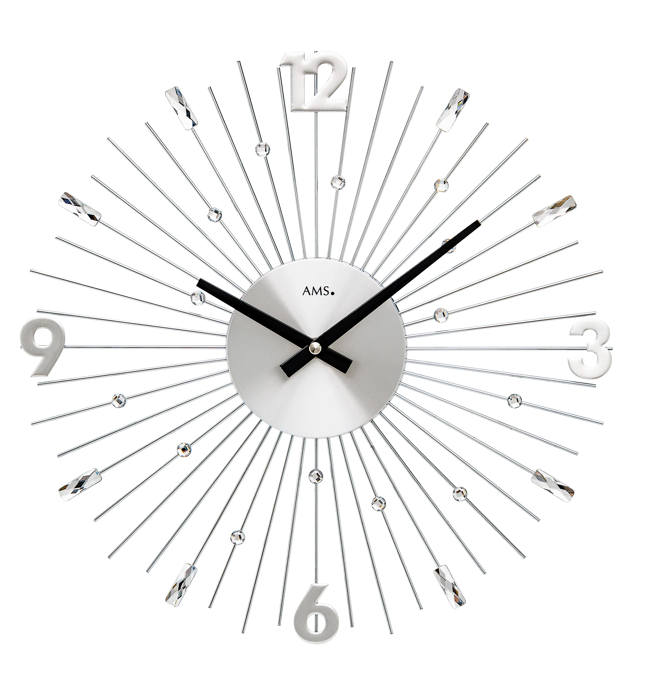 Wanduhr Strahlen AMS 9652 9653 9654